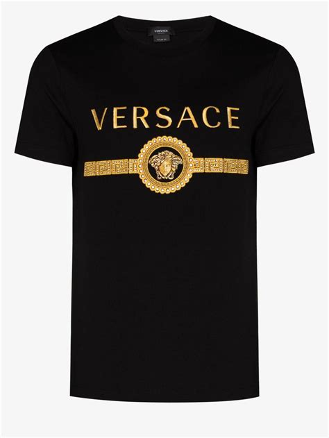 versace homme t shirt|Versace t shirt women's.